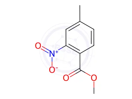Chemical structure of 4-Methyl-2-nitrobenzoic Acid Methyl Ester