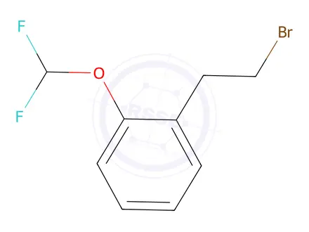Chemical structure of 1-(2-Bromoethyl)-2-(difluoromethoxy)benzene