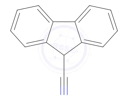 Chemical structure of 9H-fluorene-9-carbonitrile