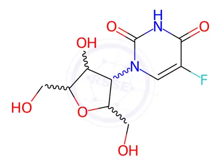 Chemical structure of 2,5-ANHYDRO-3-DEOXY-3-(5-FLUORO-3,4-DIHYDRO-2,4-DIOXO-1(2H)-PYRIMIDINYL)-D-MANNITOL