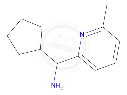 Chemical structure of Cyclopentyl(6-methylpyridin-2-yl)methanamine