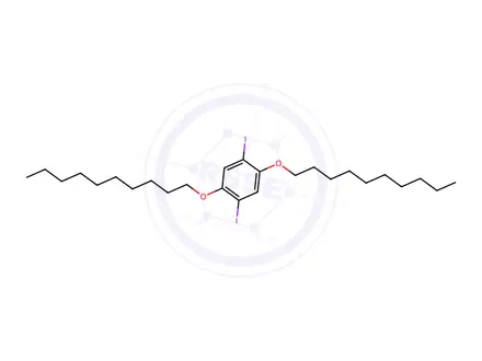 Chemical structure of 1,4-DIIODO-2,5-BIS(DECYLOXY)BENZENE