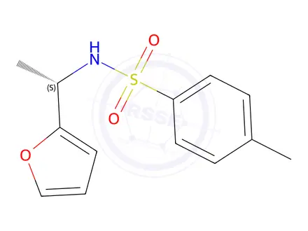 Chemical structure of (S)-N-(1-(Furan-2-yl)ethyl)-4-methylbenzenesulfonamide