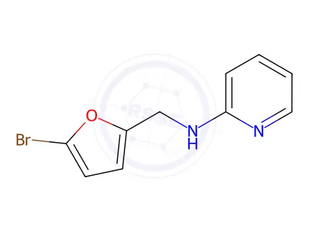 Chemical structure of N-((5-bromofuran-2-yl)methyl)pyridin-2-amine