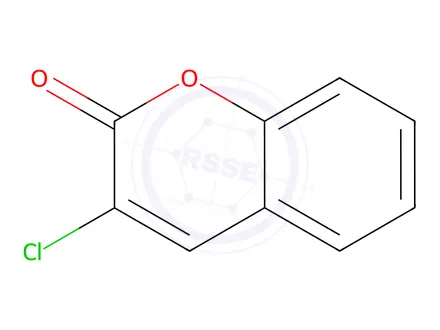 Chemical structure of 3-Chlorocoumarin