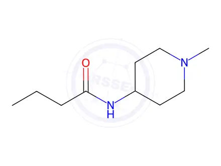 Chemical structure of N-(1-methylpiperidin-4-yl)butyramide