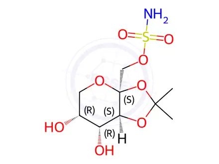 Chemical structure of Topiramate EP Impurity C