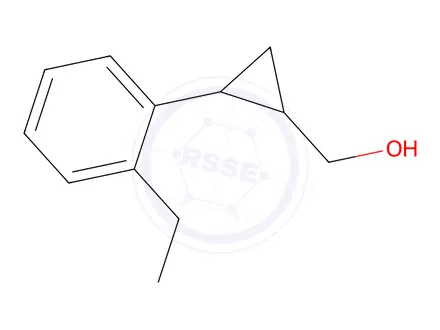 Chemical structure of [2-(2-Ethyl-phenyl)-cyclopropyl]-methanol