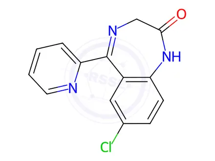 Chemical structure of Clonazepam Pyridine analogue