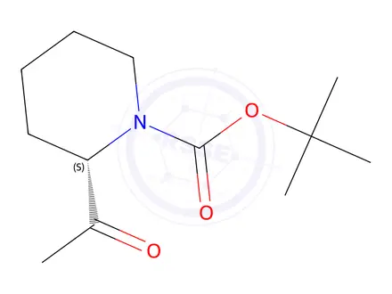 Chemical structure of (S)-1-Boc-2-acetyl-piperidine