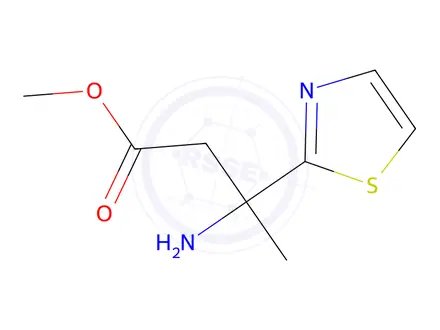 Chemical structure of Methyl 3-amino-3-(thiazol-2-yl)butanoate
