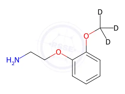 Chemical structure of 2-(2-Aminoethoxy)anisole-d3