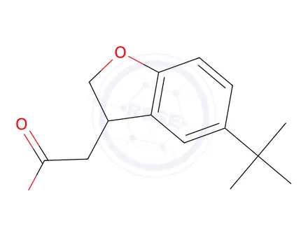 Chemical structure of 5-(tert-Butyl)-2,3-dihydrobenzofuran-3-acetic Acid