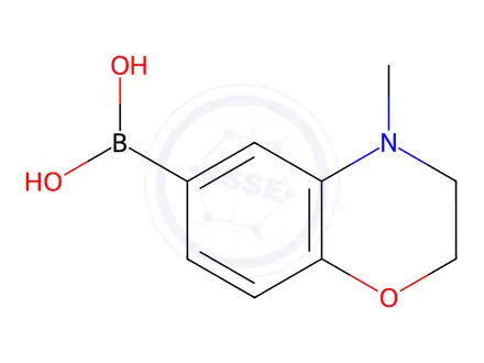 Chemical structure of 4-Methyl-2,3-dihydro-1,4-benzoxazine-6-boronic acid