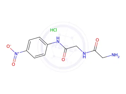 Chemical structure of H-Gly-Gly-pNA · HCl