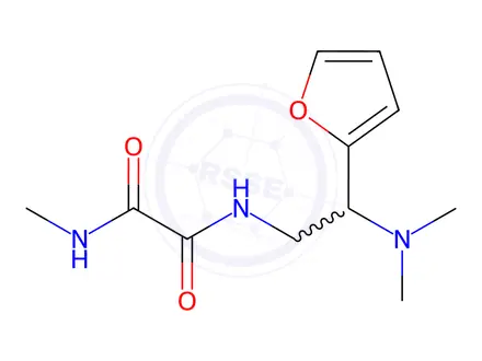 Chemical structure of N'-[2-(dimethylamino)-2-(furan-2-yl)ethyl]-N-methyloxamide
