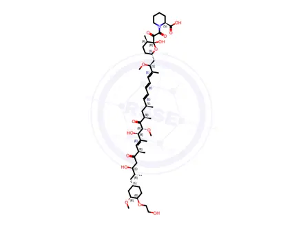 Chemical structure of seco Everolimus B (>85%)