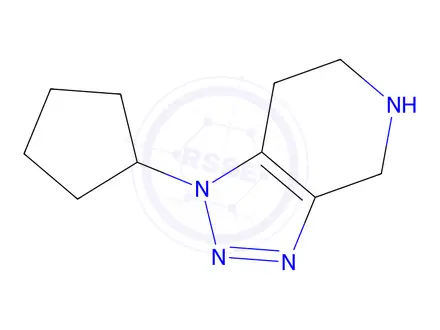 Chemical structure of 1-Cyclopentyl-4,5,6,7-tetrahydro-1H-[1,2,3]triazolo[4,5-c]pyridine