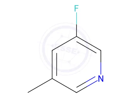 Chemical structure of 3-Fluoro-5-methylpyridine