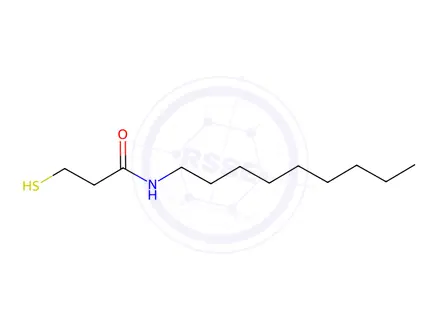 Chemical structure of 3-Mercapto-N-nonylpropionamide