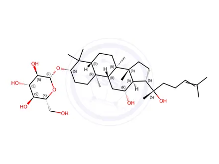 Chemical structure of Ginsenoside Rh2