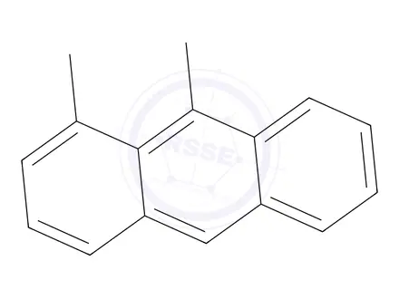 Chemical structure of 1,9-Dimethylanthracene