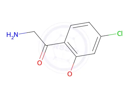 Chemical structure of 2-Amino-1-(4-chloro-2-methoxyphenyl)ethan-1-one
