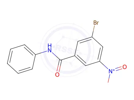 Chemical structure of 3-BRomo-5-nitro-n-phenylbenzamide