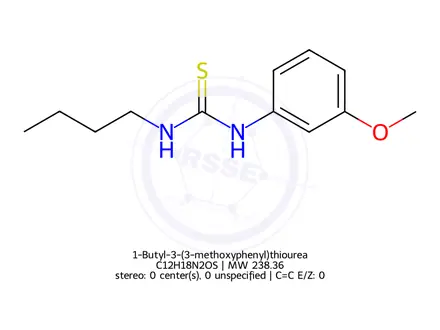 Chemical structure of 1-Butyl-3-(3-methoxyphenyl)thiourea