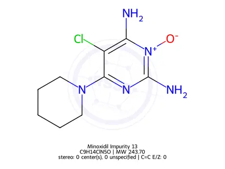 Chemical structure of Minoxidil Impurity 106