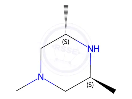 Chemical structure of (3S,5S)-1,3,5-Trimethylpiperazine dihydrochloride