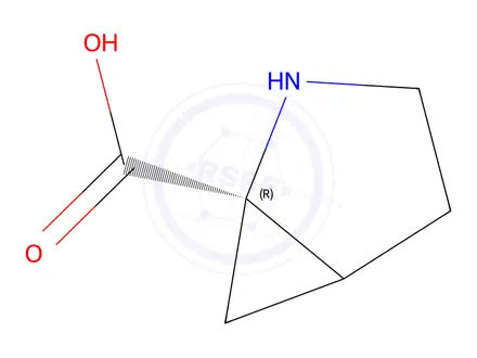 Chemical structure of (1R)-2-Azabicyclo[3.1.0]hexane-1-carboxylic acid