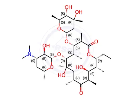 Chemical structure of Erythromycin EP Impurity K