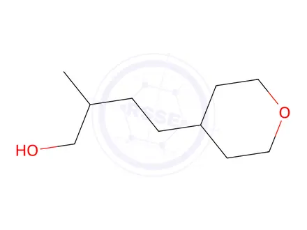 Chemical structure of 2-Methyl-4-(tetrahydro-2h-pyran-4-yl)butan-1-ol