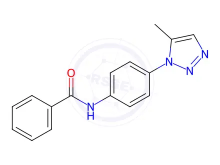 Chemical structure of N-(4-(5-Methyl-1H-1,2,3-triazol-1-yl)phenyl)benzamide