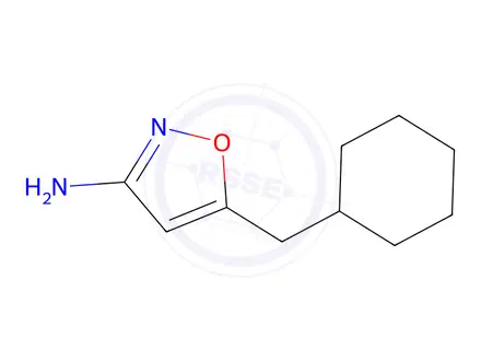 Chemical structure of 5-(Cyclohexylmethyl)isoxazol-3-amine