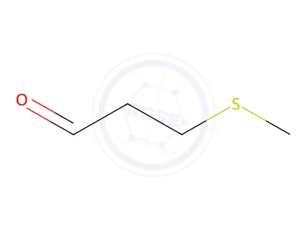 Chemical structure of 3-Methyl-thiopropanal