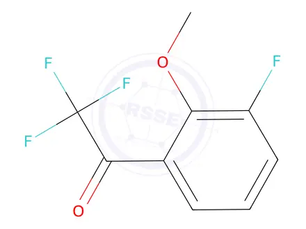 Chemical structure of 2,2,2-Trifluoro-1-(3-fluoro-2-methoxyphenyl)ethanone