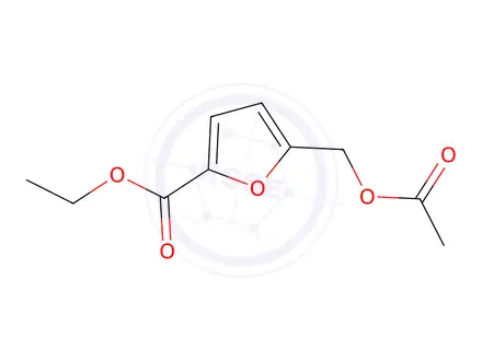 Chemical structure of Ethyl 5-(acetoxymethyl)furan-2-carboxylate