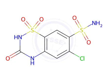 Chemical structure of Hydrochlorothiazide Impurity 122