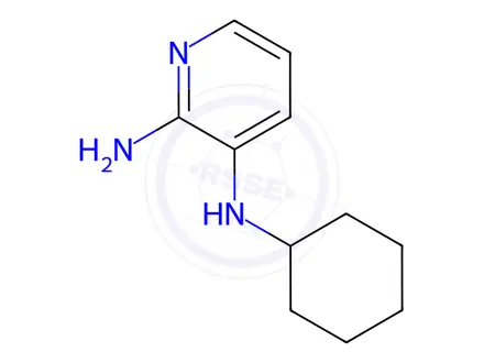 Chemical structure of 3-N-Cyclohexylpyridine-2,3-diamine