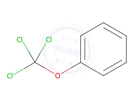 Chemical structure of (trichloromethoxy)benzene
