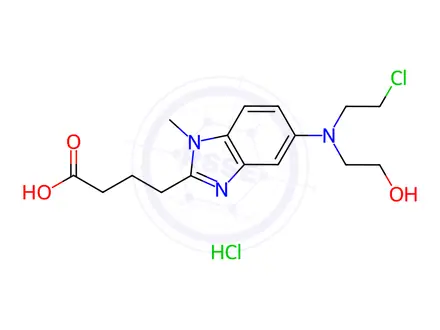 Chemical structure of Bendamustine USP Related Compound E (HCl)