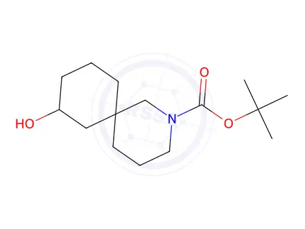 Chemical structure of Tert-butyl 8-hydroxy-2-azaspiro[5.5]Undecane-2-carboxylate