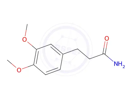 Chemical structure of 3-(3,4-Dimethoxyphenyl)propanamide