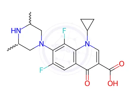 Chemical structure of Sparfloxacin Impurity 8