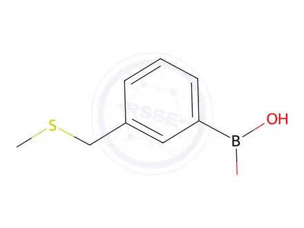 Chemical structure of {3-[(methylsulfanyl)methyl]phenyl}boronic acid