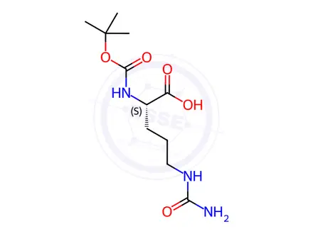 Chemical structure of Boc-L-citrulline