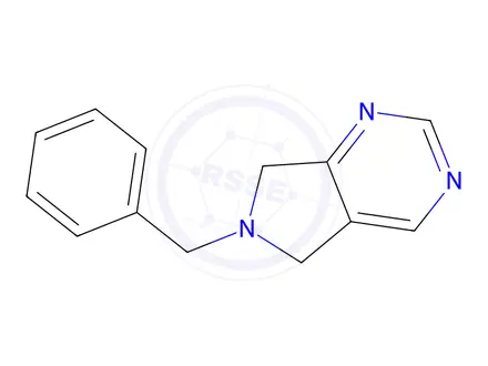Chemical structure of 6-Benzyl-6,7-dihydro-5H-pyrrolo[3,4-d]pyrimidine