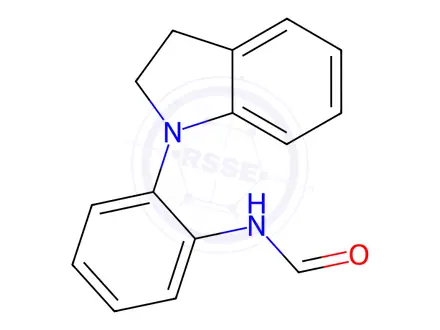 Chemical structure of N-(2-(Indolin-1-yl)phenyl)formamide